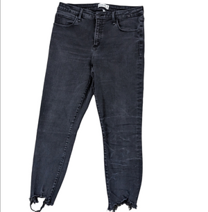 ABERCROMBIE & FITCH High Rise Super Skinny Ankle Jean Curve Love Sz 32 14 Short